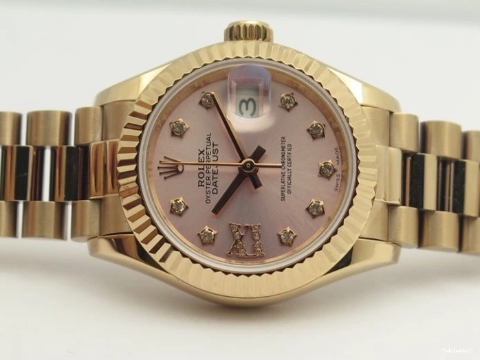 XL Edition BP Diam Fluted RG Bezel DateJust Pink 28mm Dial Maker RG On Best Bracelet ETA2671 0513